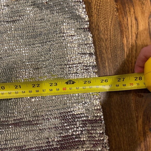 J crew silver sequin pencil skirt - Picture 7 of 7